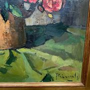 Leo Pringels (1901-1992) « Nature morte aux fleurs ».