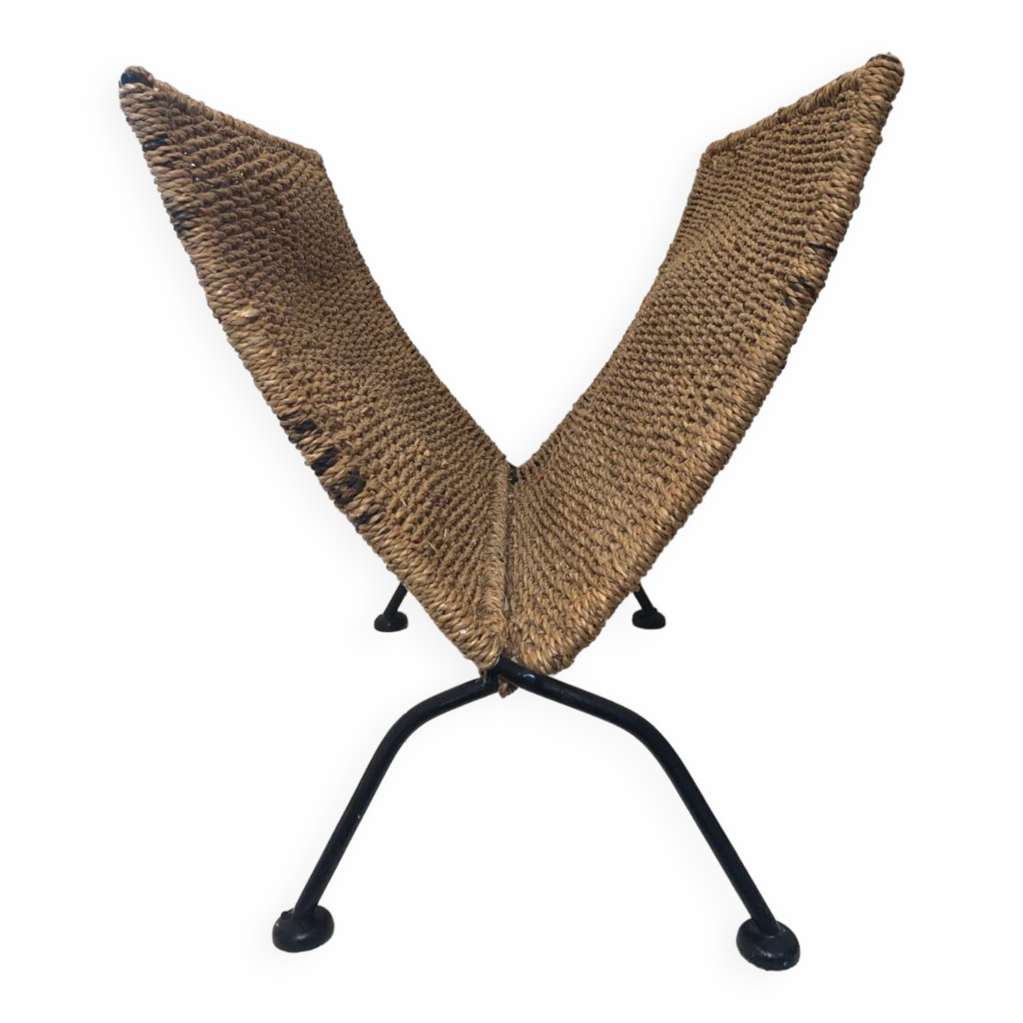 Rope magazine rack, 1970