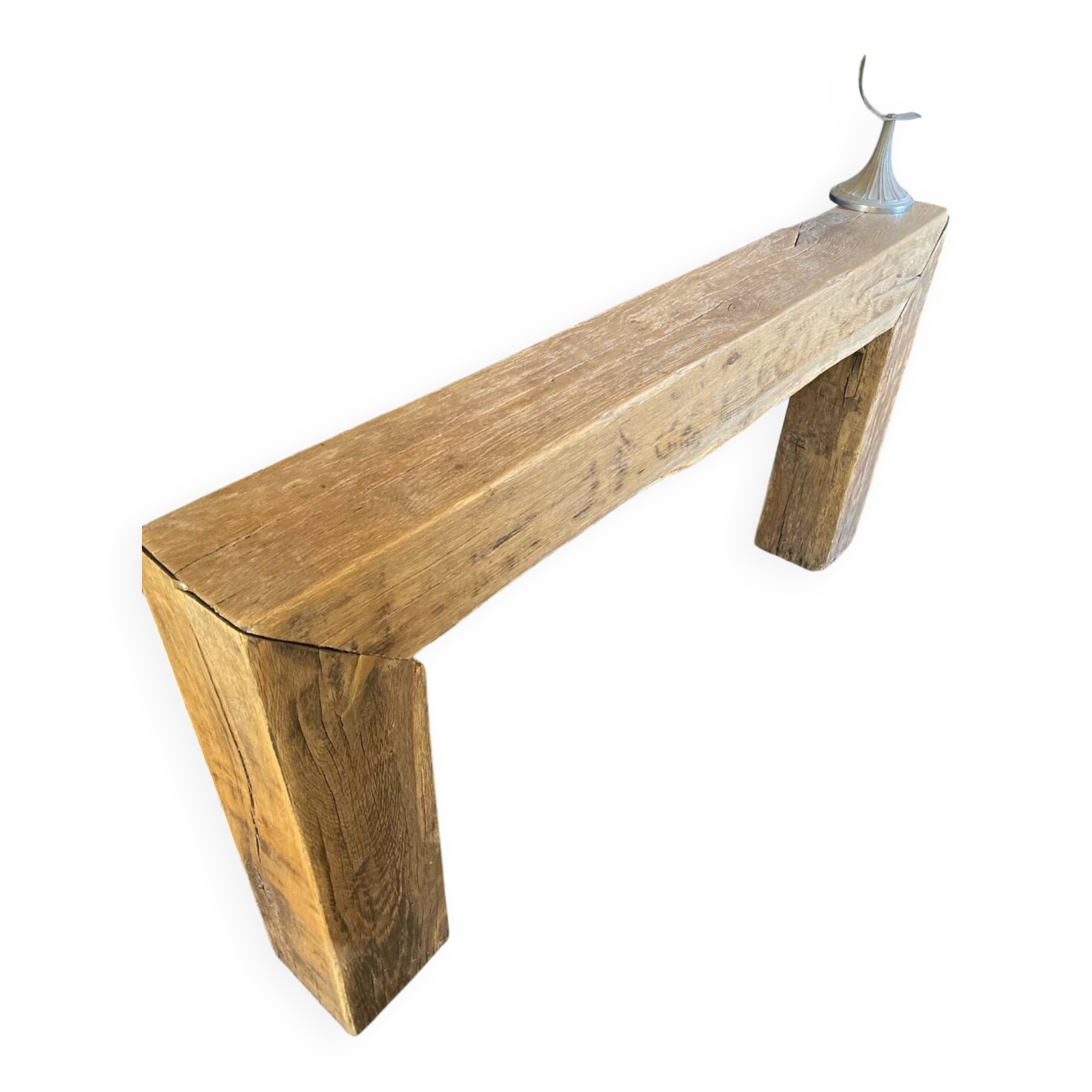 Console chêne massif