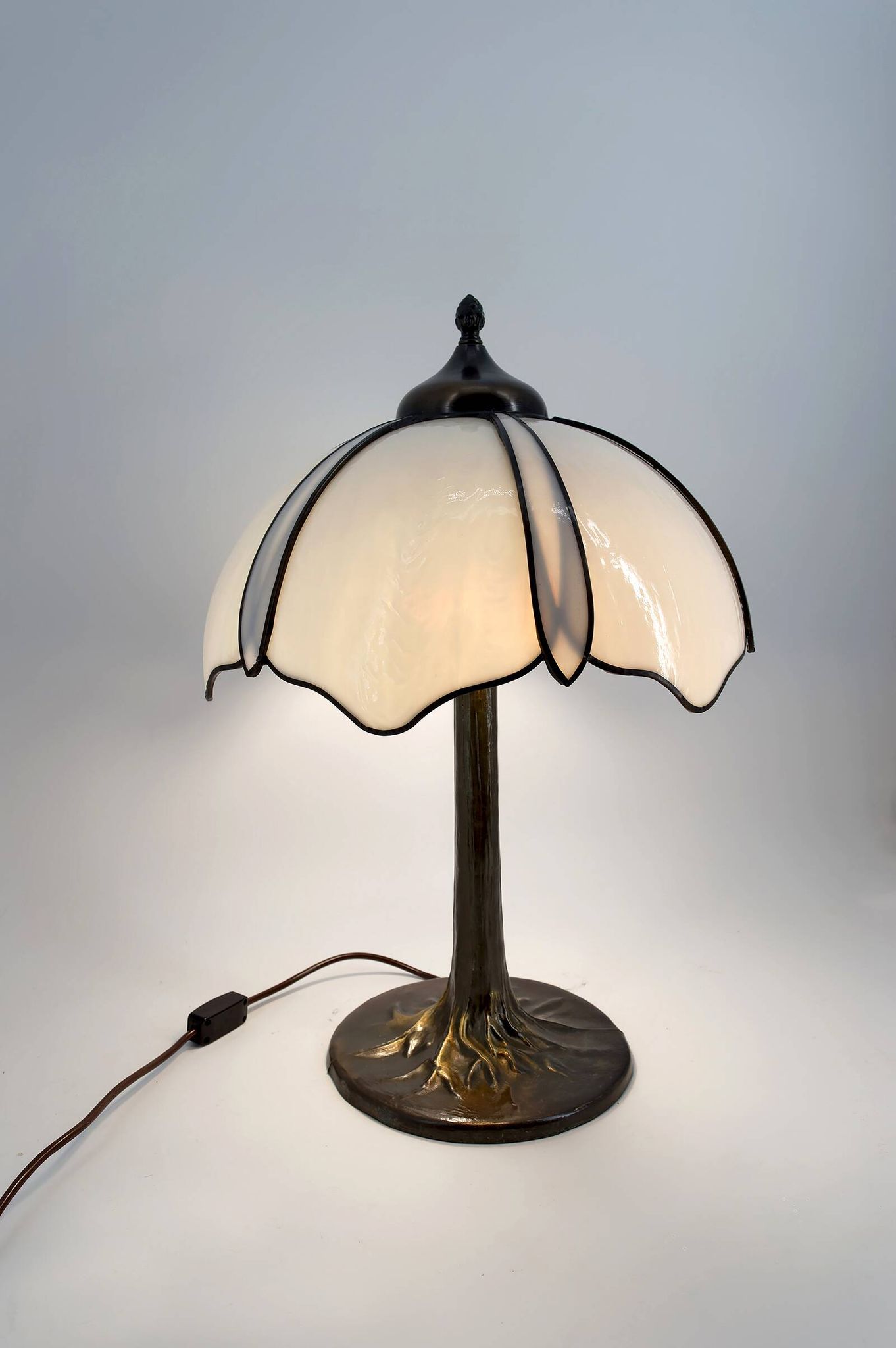 Lampe de table de style Tiffany – vers 1980
