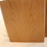 Table basse Heinz Lilienthal avec plateau en verre sculptural