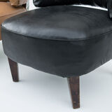 Pair of Swedish club chairs by Otto Schultz