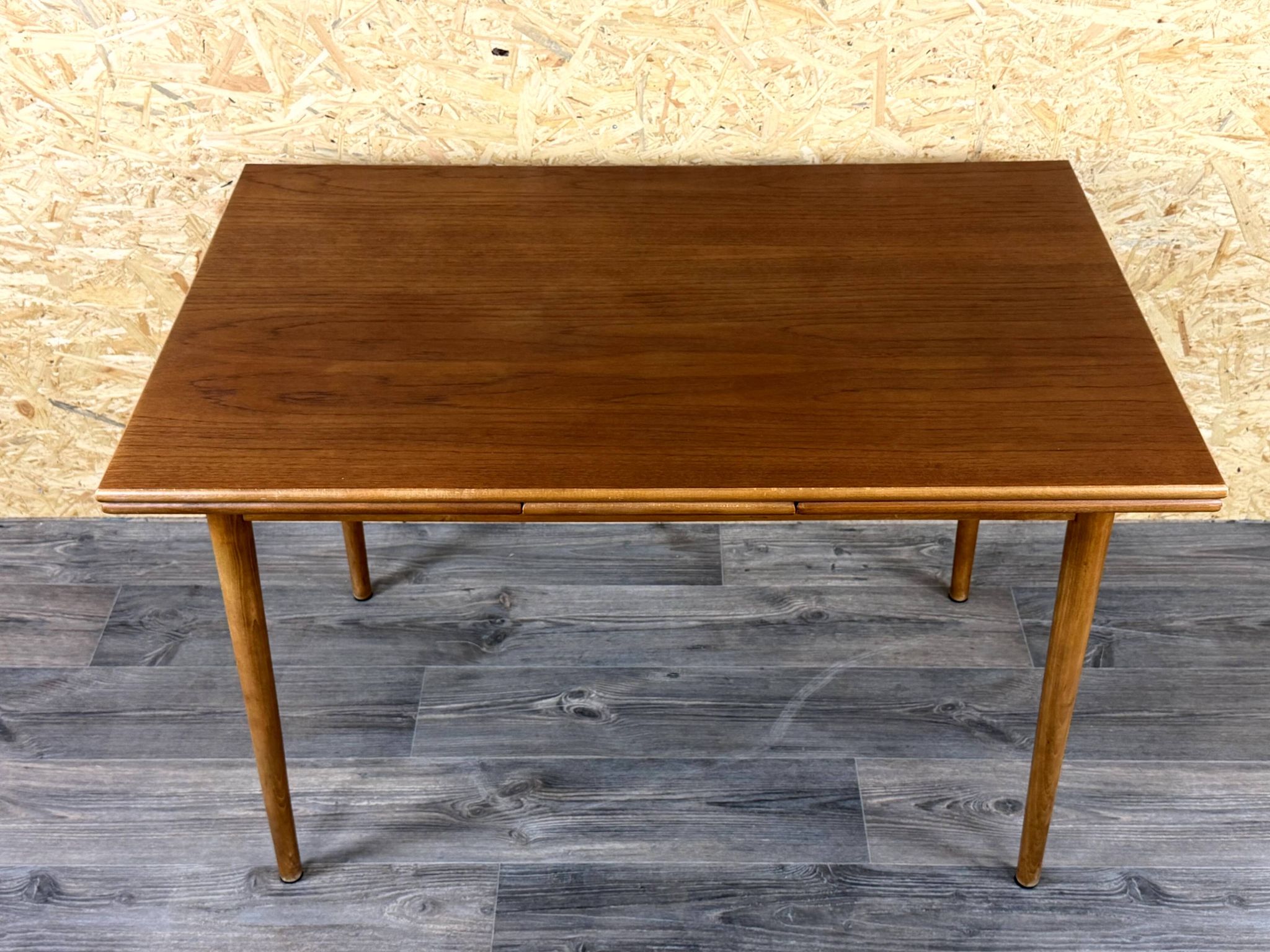 1960s 1970s Teak Dining Table Danish Modern Design Made in Denmark
