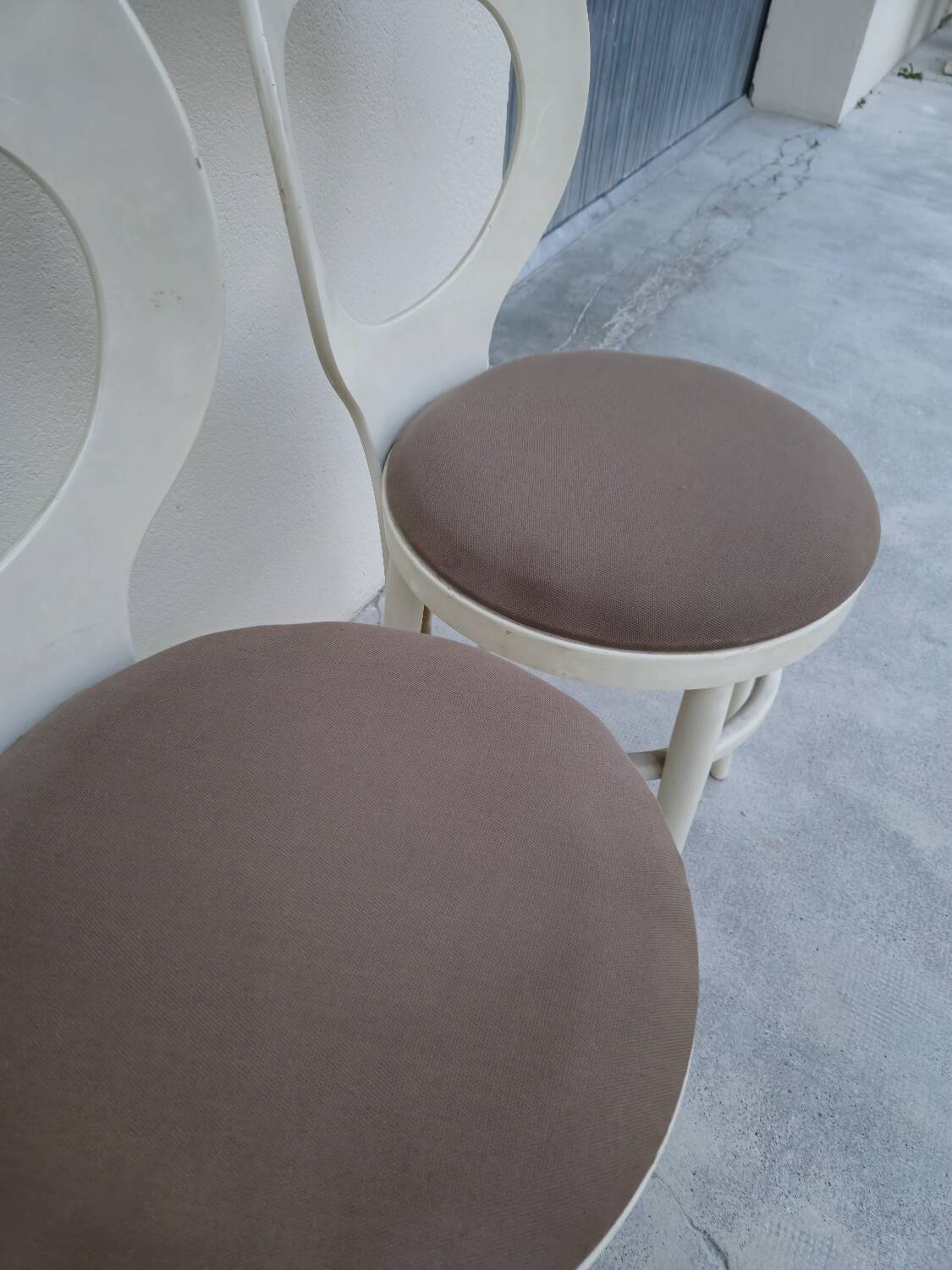 Set of 4 Baumann chairs, Mouette model, vintage 1950s