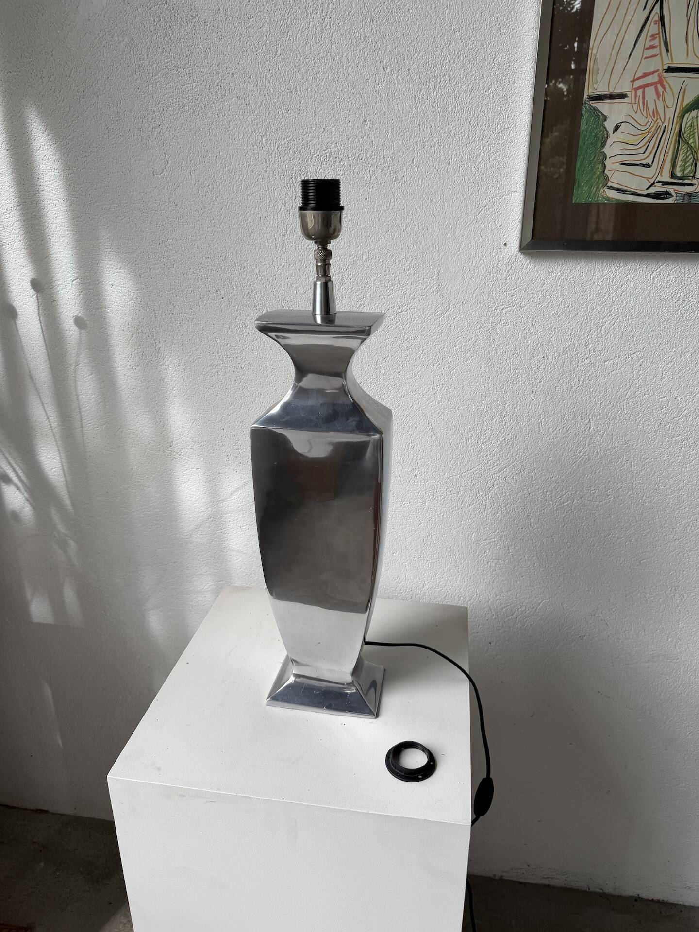 XL lamp made of aluminium 1980