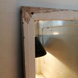 Vintage wood mercury mirror