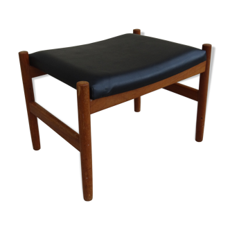 Tabouret made in Denmark en teck par Peder Kristensen pour Spøttrup
