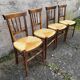 Chaises paillés rustique