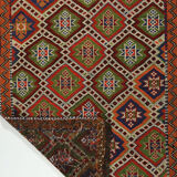 Anatolian handmade kilim rug 283 cm x 141 cm