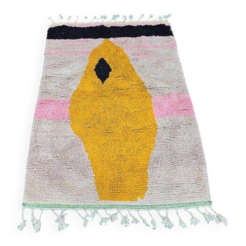 Handmade pure wool rug, size 150 x 250 cm, colorful