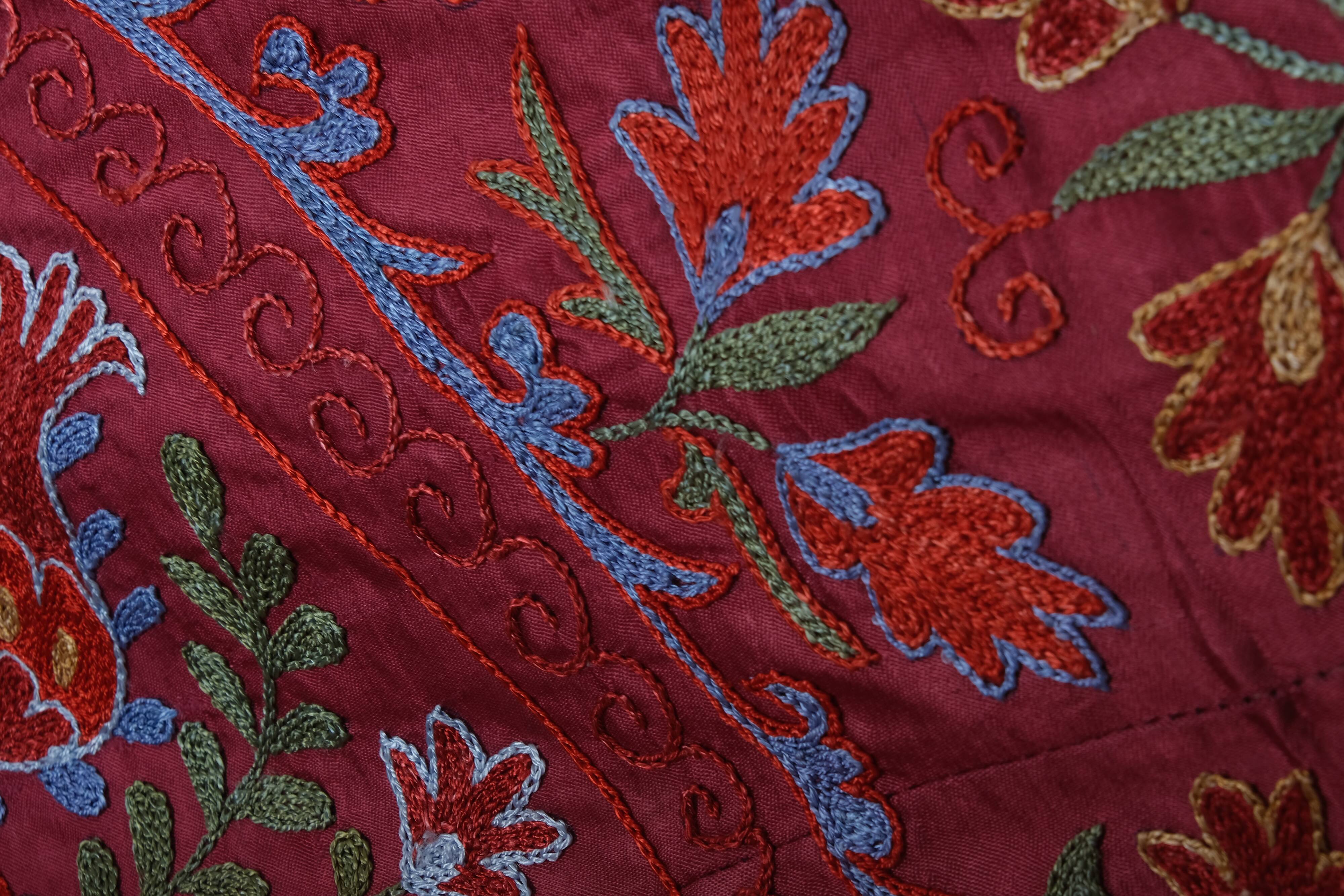 Hand knotted rug, vintage Turkish rug 94x189 cm