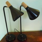 Lamps with tilting lampshade, Italian design from the 70s