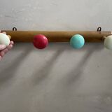 Vintage wall coat rack