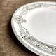 Flat plate in iron earthenware St Amand and Hamage, "Medallion" service