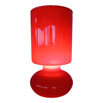 Vintage handmade red Ikea lamp