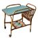 Vintage bamboo rattan dessert table