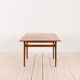 Teak extension dining table with concealed panels, Denmark, 60s