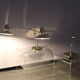 Set of 2 desk or table lamps in brass by Massive Belgium 1980's
