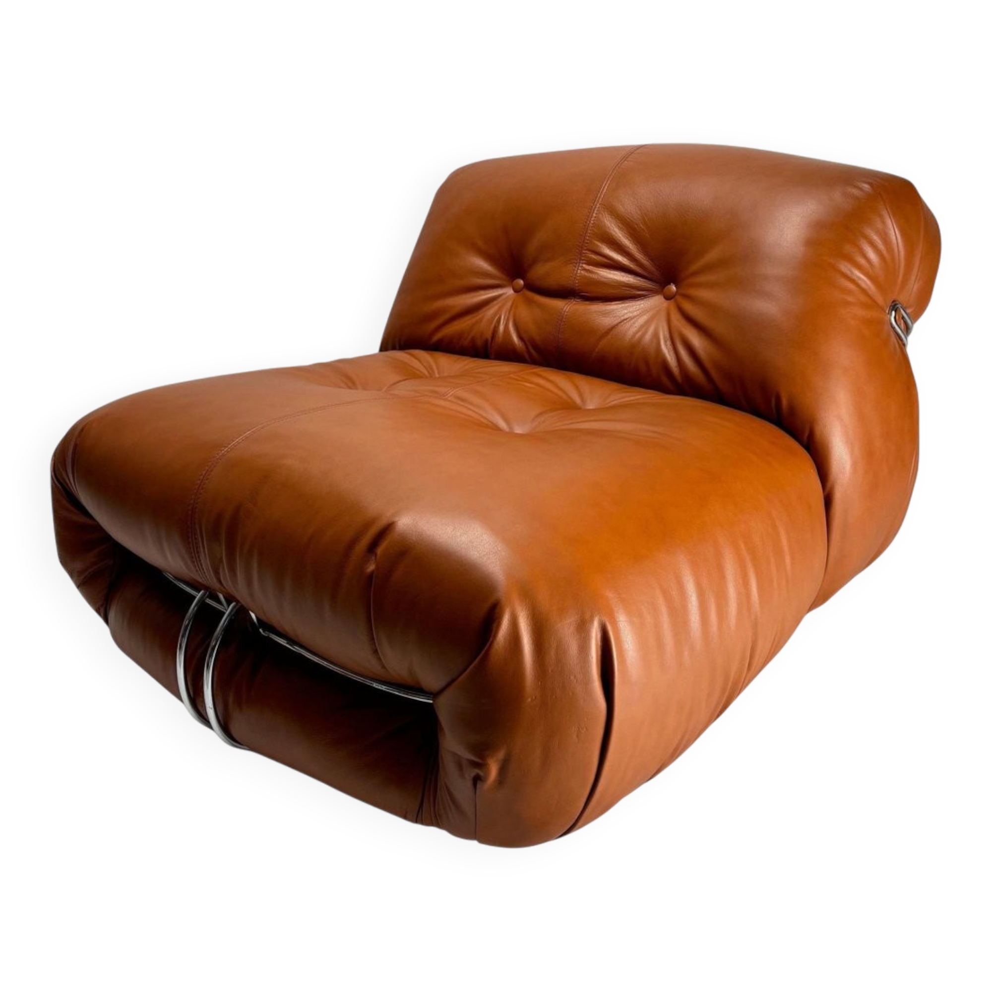 Chauffeuse Soriana par Afra et Tobia Scarpa pour Cassina, années 1970