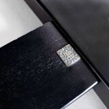 Kroken armchair in curved wood and leather. Design by Ake Fribytter for Nelo. Sweden, 80s