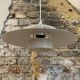 Beige/white pendant lamp by the Danish company Lyskaer, 1970-80, model 411