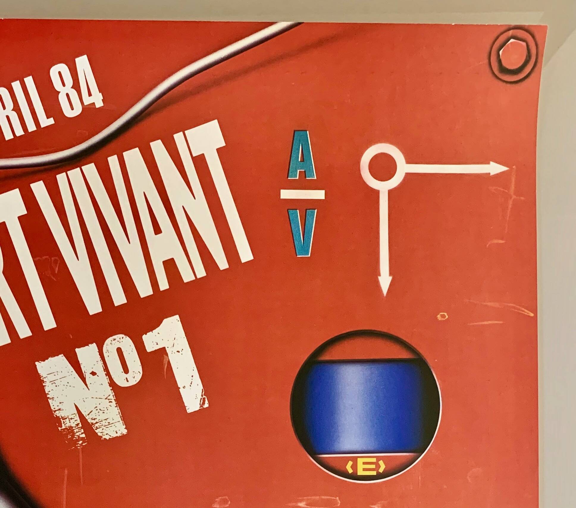 Original lithograph by modern and contemporary artist Peter Klasen art vivant n°1