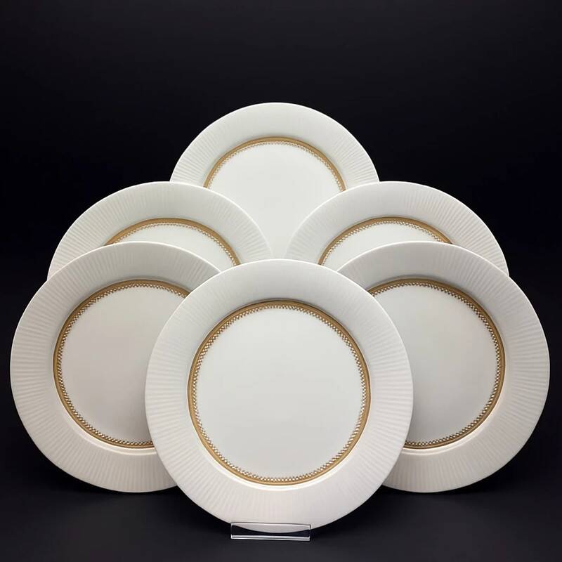 Rosenthal Tapio Wirkkala 6 dinner plates Ondulation Studio-Linie