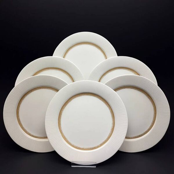 Rosenthal Tapio Wirkkala 6 assiettes plates Ondulation Studio-Linie