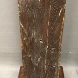 Pair of fifth columns gothic high epoch in oak