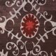 Hand knotted rug, vintage turkish rug 260x347 cm