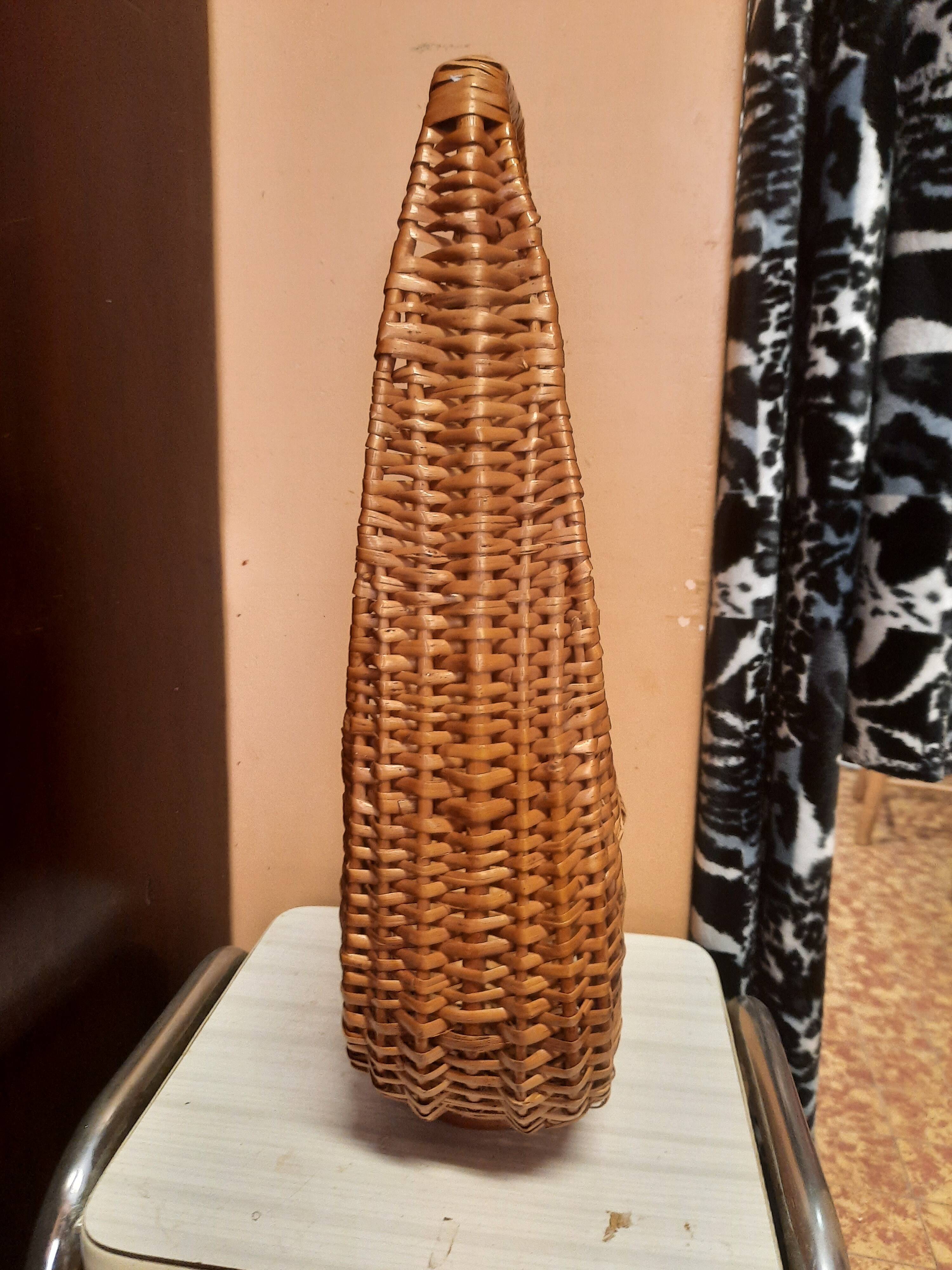 Vintage wicker basket