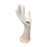 Main baguier soliflore blanche