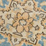 6x9 Shades Of Orange & Blue Vintage Rug, 186x289Cm