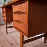 Danish Mid-Century Teak Desk, 1960s