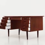 Teak desk, Danish design, 1970s, production: Denmark
