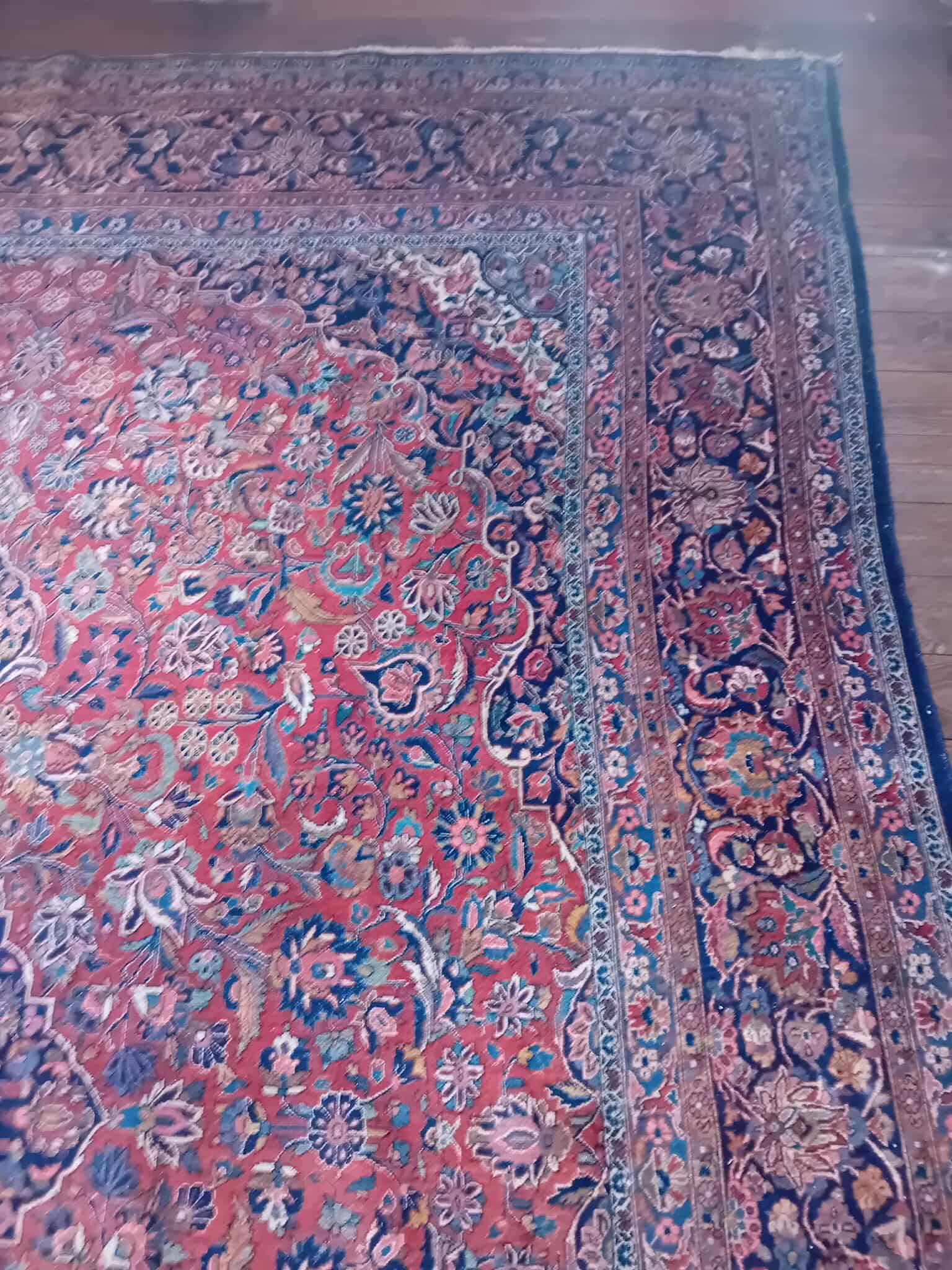 Antique XXL Persian Tabriz Rug 360x253cm