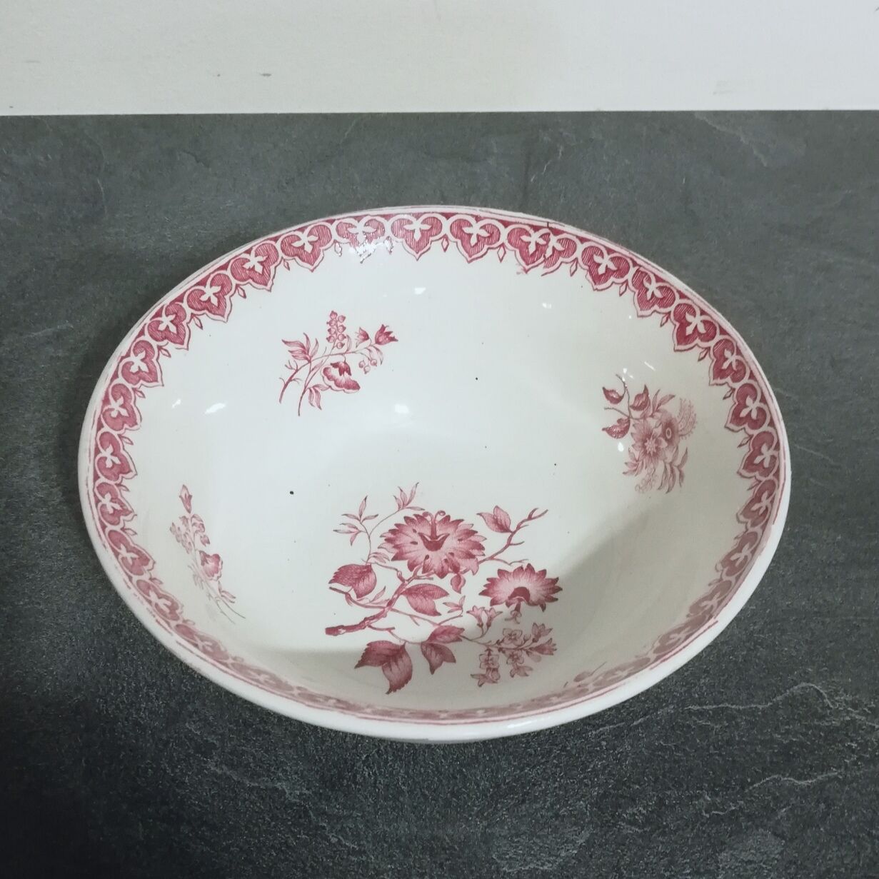 Soap holder in Creil Montereau earthenware