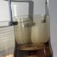 Seau à glaçons verre soufflé ambre 70’s