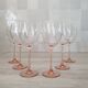 6 Verres à Eau ou Vin / verre à pied Rose par Luminarc