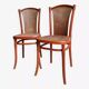 Paire de chaises Art Nouveau Thonet