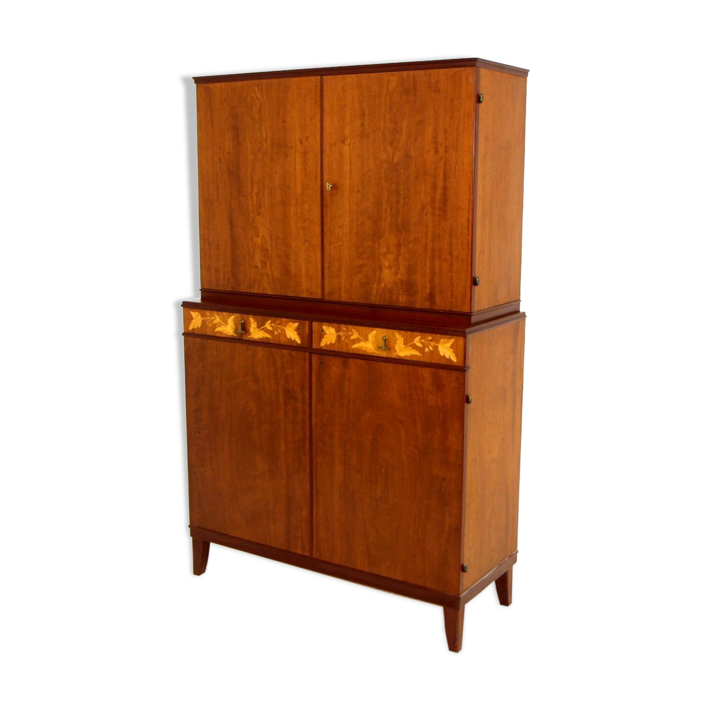 Mahogany cabinet "Pyramid", Carl Malmsten, sweden, 1970