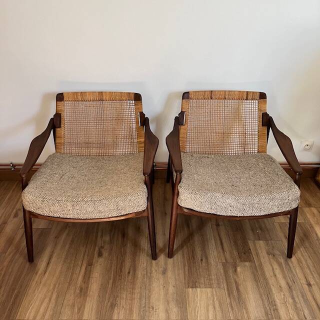 Pair of armchairs by Hartmut Lohmeyer, Wilkhahn, Germany 1960
