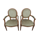 Pair of medallion chairs