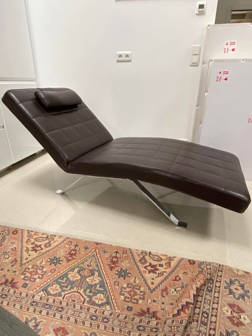 Meridian Roche Bobois brown leather