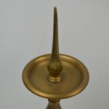 Pair of candle holders candle holder in Bronze XIXth in the taste of the seventeenth