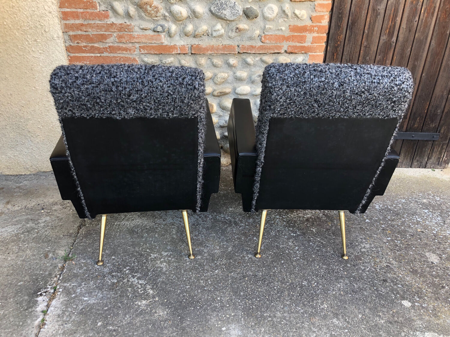 Pair of armchairs 60's