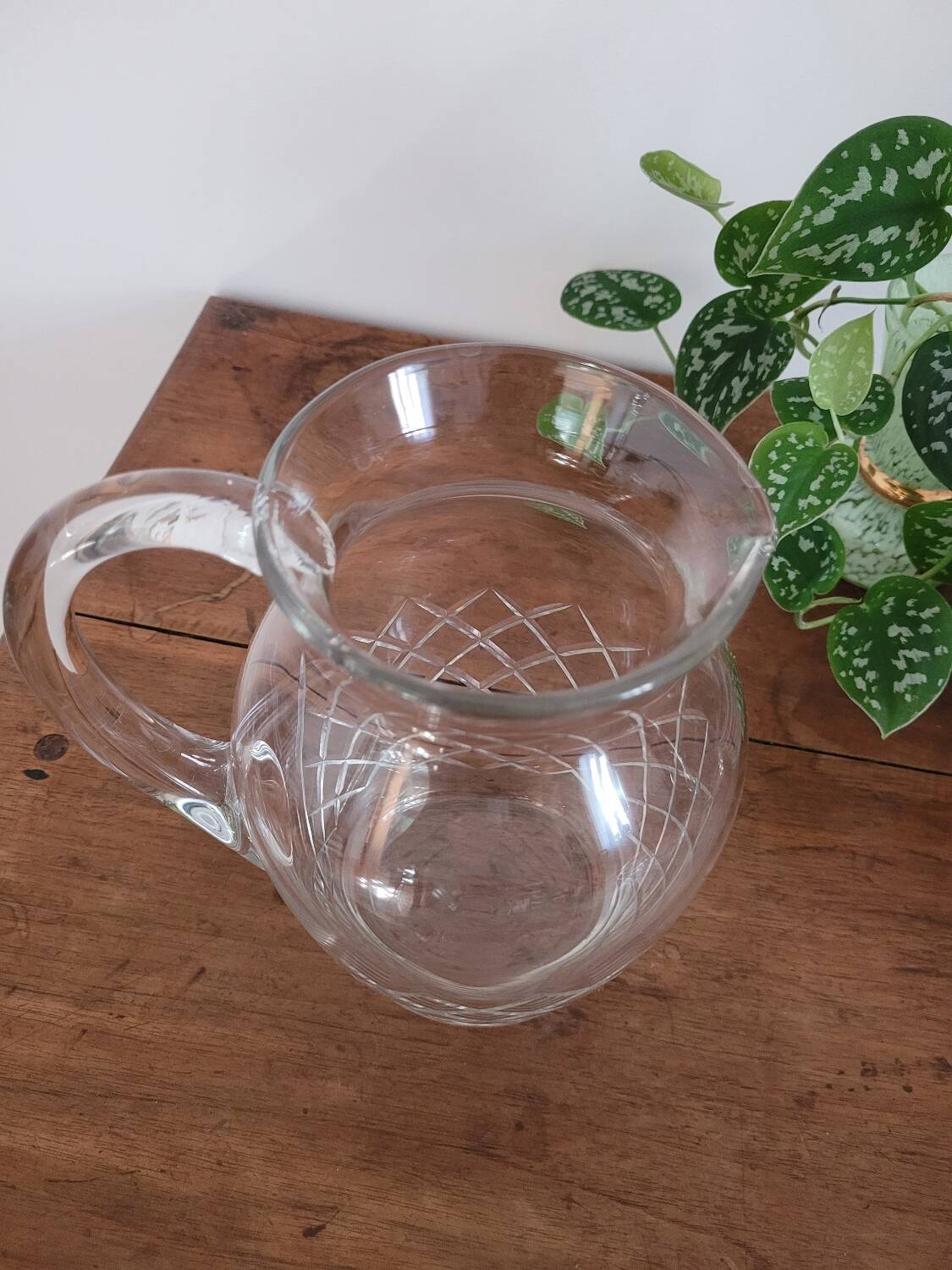 Pitcher No. 3 in chiseled / cut crystal