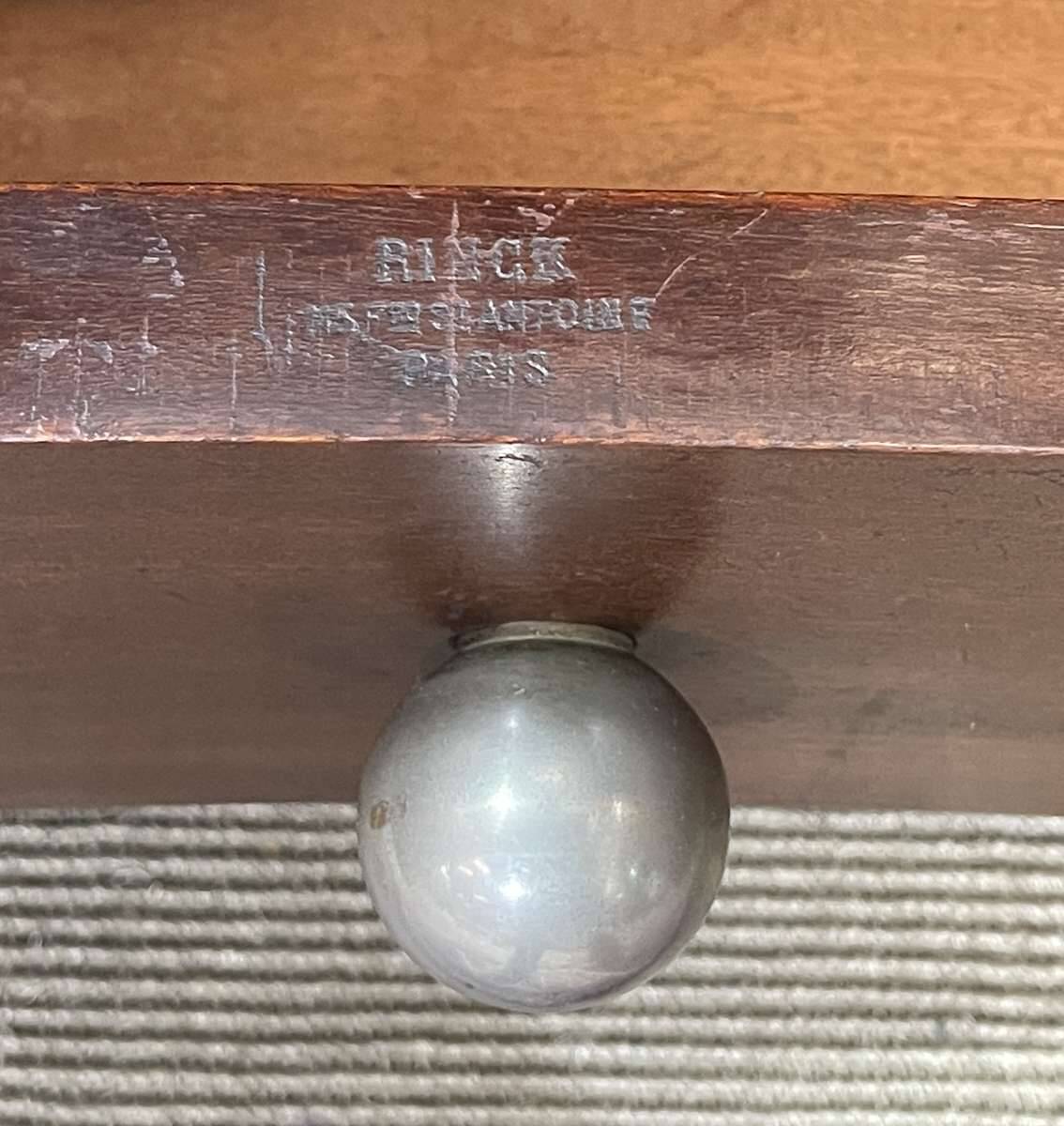 Art Deco wardrobe-dressing table stamped RINCK 115 Faubourg St Antoine Paris