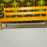 Vintage 1970s children's school bench
