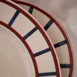 Set of 2 presentation dishes Béarn, HCBM Montereau